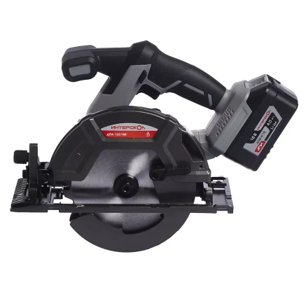 Профессиональная дисковая пила с бесщеточным (вентильным) двигателем ИНТЕРСКОЛ ДПА-165/18В аккумуляторная Li-ion АПИ (кейс, без аккум. и ЗУ) купить в Сургуте