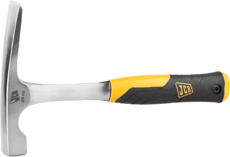 Молоток каменщика JCB цельнокованый, двухкомпонентная виброгасящая рукоятка, 550г JHM005 купить в Сургуте