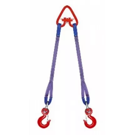 Строп текстильный двухветвевой 2СТ 2.5 т L=7 м SF6 50 мм Звено РТ-3 купить в Сургуте