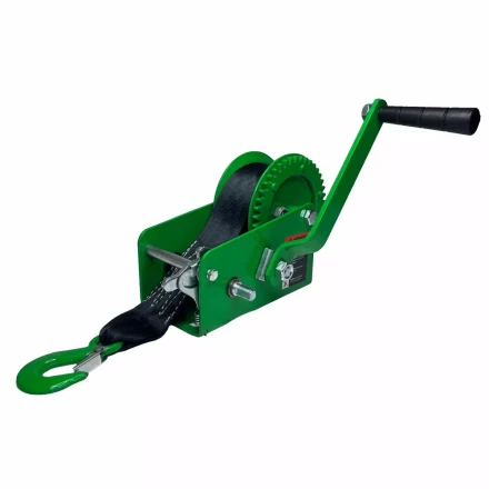 Лебедка ручная барабанная HITCH HW 1100 1100 кг лента 10 м (SZ073169) купить в Сургуте