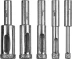 Набор ЗУБР &quot;ПРОФЕССИОНАЛ&quot;: Алмазные трубчатые сверла по керамике с кондуктором, гальваника, зерно 60, d=4/6/8/10/12мм, 6шт 29851-H6 купить в Сургуте