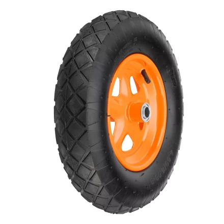 Колесо пневматическое Palisad «Звезда» 4.80/4.00-8 D380 мм, внутренний диаметр подшипника 20 мм, длина оси 90 мм, 689485 купить в Сургуте