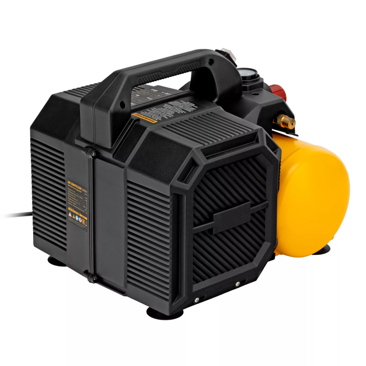 Компрессор Denzel DLS750/6 58019 безмасляный малошумный 750 Вт, 140 л/мин,ресивер 6 л купить в Сургуте