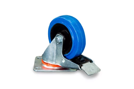 Колесо поворотное резина SRCLb 42 100 мм с тормозом (F) 1024395 купить в Сургуте