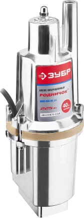 Насос ЗУБР &quot;Родничок&quot; вибрационный, погружной, для чистой воды, 18 л/мин, напор 60м, шнур 40м, 225Вт ЗНВП-300-40_М2_Х купить в Сургуте