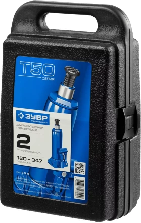 Домкрат бутылочный гидравлический модель Т-50 серия ПРОФЕССИОНАЛ 43060-15 купить в Сургуте