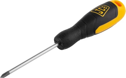 Отвертка JCB, хромомолибденовая сталь S2, двухкомпонентная рукоятка, магнитный наконечник, PH №0х75мм JSD002 купить в Сургуте