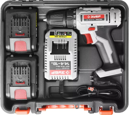 Дрель-шуруповерт 2 АКБ ДА-18-2-Ли КНМ1 серия МАСТЕР купить в Сургуте