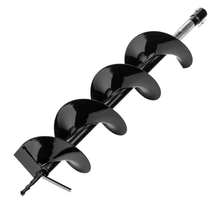 Шнек для грунта E-150, диаметр 150 мм, длина 800 мм,соединение 20 мм, несъемный нож Denzel 56023 купить в Сургуте