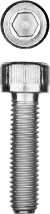 ЗУБР DIN 912, кл. пр. 8.8, М10 х 30 мм, цинк, 5 кг, винт с внутренним шестигранником, Профессионал (30318-10-030) купить в Сургуте