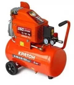 Компрессор масляный поршневой прямой привод Кратон AC-260-24-DD 3 01 01 033 купить в Сургуте