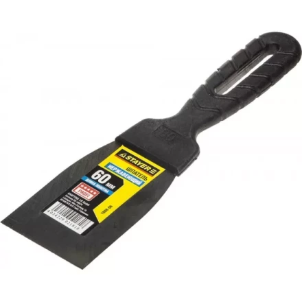 Шпатель STAYER &quot;PROFESSIONAL&quot;, нержавеющее полотно, с пластмассовой ручкой, 60мм 1008-06 купить в Сургуте