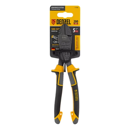 Бокорезы 200 мм Denzel 17784, усиленные, трехкомпонентные рукоятки купить в Сургуте