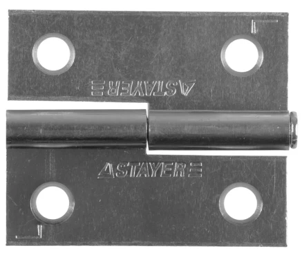 Петля дверная STAYER &quot;MASTER&quot; разъемная, цвет белый цинк, левая, 50мм 37613-50-1L купить в Сургуте