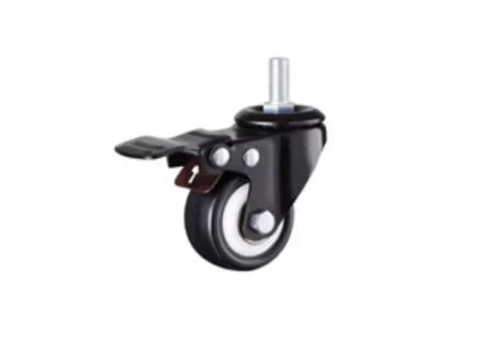 Колесо мебельное поворотное SCZTB 25 50 мм с болтом и тормозом 1027261 купить в Сургуте