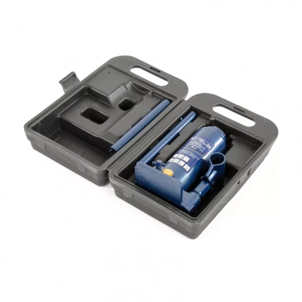 Домкрат гидравлический бутылочный 4 т h подъема 194–372 мм в пластиковом кейсе  STELS 51123 купить в Сургуте