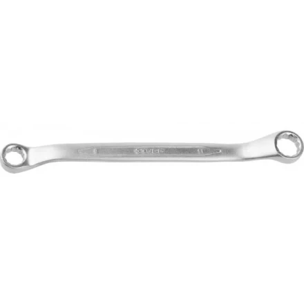 Ключ ЗУБР &quot;ПРОФИ&quot; гаечный накидной изогнутый, Cr-V сталь, хромированный, 9х11мм 27132-09-11 купить в Сургуте