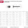 Саморезы ЗУБР с прессшайбой и сверлом по листовому металлу до 2мм, PH2, 4,2х25мм, ТФ1, 400шт 4-300211-42-025 купить в Сургуте