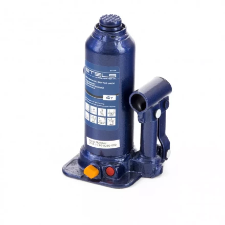 Домкрат гидравлический бутылочный 4 т h подъема 188-363 мм в пластиковом кейсе Stels 51174 купить в Сургуте