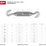 Талреп ЗУБР "ПРОФЕССИОНАЛ" DIN 1480, крюк-крюк, оцинкованный, кованая натяжная муфта, М16, ТФ16, 2 шт 4-304365-16 купить в Сургуте