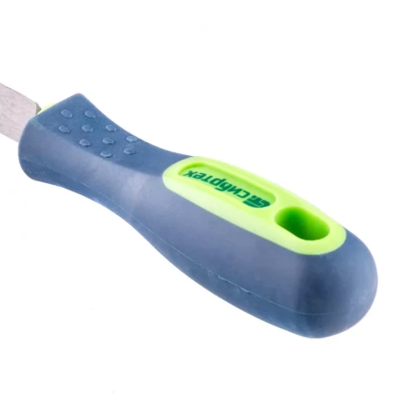 Напильник 250 мм трехгранный двухкомпонентная рукоятка №2 Сибртех 16030 купить в Сургуте