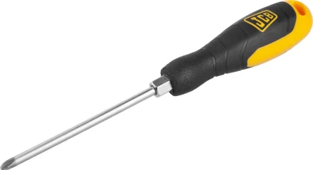 Отвертка JCB, хромомолибденовая сталь S2, двухкомпонентная рукоятка, магнитный наконечник, PH №2х125мм JSD004 купить в Сургуте