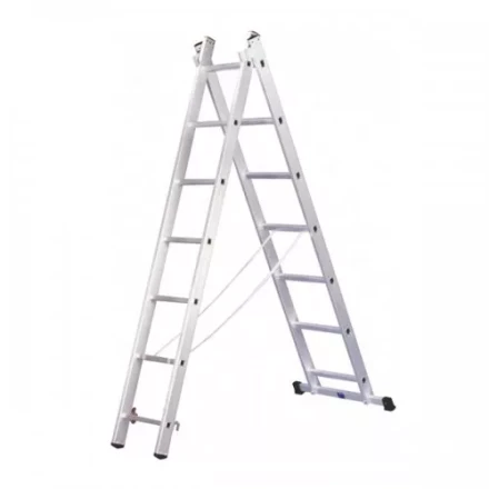 Лестница двухсекционная 2х 6 ступеней ЭНКОР 69694 купить в Сургуте