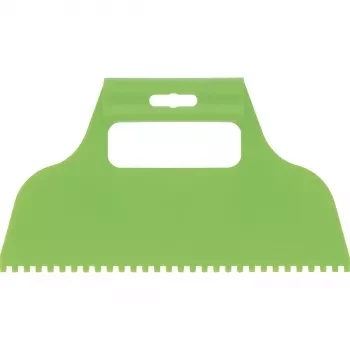 Шпатель для клея, пластмассовый, зубчатый 4х4 мм  СИБРТЕХ 86014 купить в Сургуте