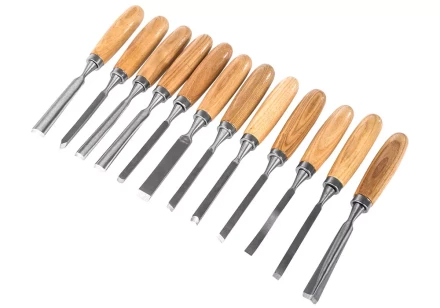 Набор стамесок STURM и резцов 12 шт, деревянная рукоятка купить в Сургуте