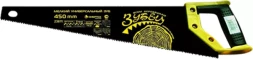 Ножовка по дереву "Зубец" 400 мм 7-8 TPI зуб 2D кал.зуб защ. покр. 2-х комп. рук-ка Сибртех 23810