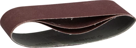 Лента шлифовальная бесконечная ЗУБР &quot;МАСТЕР&quot; на тканевой основе, для ЛШМ, P100, 75х457мм, 3шт 35541-100 купить в Сургуте