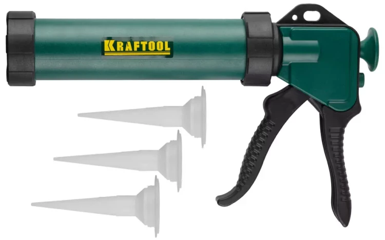 Пистолет для герметика KRAFTOOL "KraftSeal" 06677, закрытый, 320мл 06677_z01 купить в Сургуте