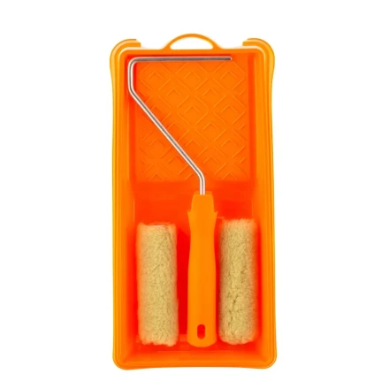 Малярный набор для фасадных работ: кювета 150 мм х 290 мм и мини-валик 110 мм Сибртех 80457 купить в Сургуте