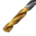 Сверло спиральное по металлу Denzel 5 х 132 мм, Р6М5, Golden Tip, удлиненное, 718254 купить в Сургуте