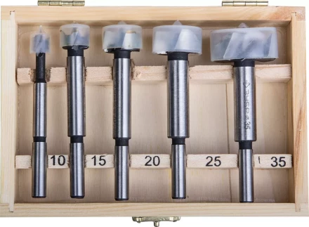 ЗУБР &quot;МАСТЕР&quot;. Набор сверл Форстнера по дереву, 5шт 2994-H5 купить в Сургуте