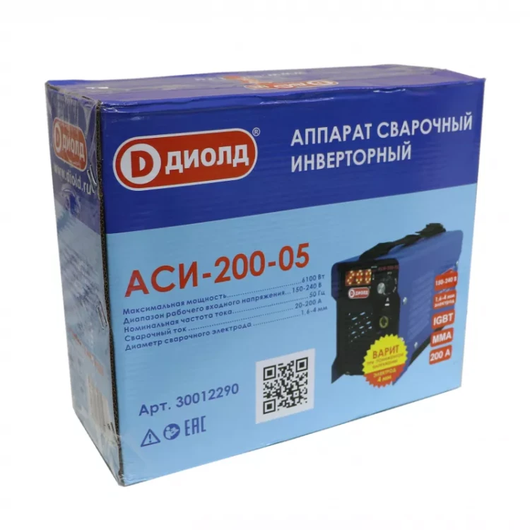 Аппарат сварочный инверторный Диолд АСИ 200-05 купить в Сургуте