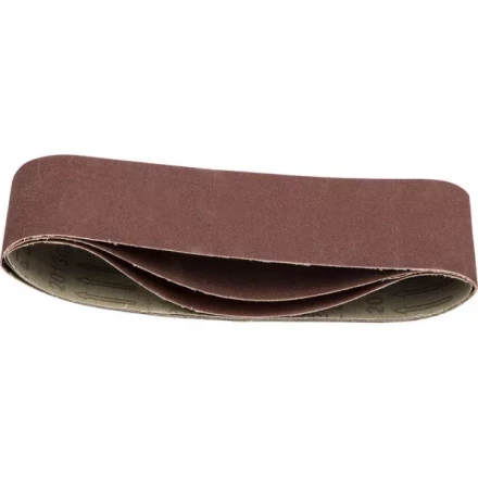 Лента STAYER &quot;MASTER&quot; шлифовальная универсальная бесконечная на тканевой основе, для ЛШМ, P120, 75х457мм, 3шт 35441-120 купить в Сургуте