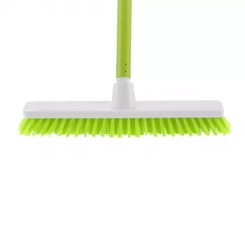 Щетка пластмасовая  &quot;SHROBER&quot; для чистки ковров 270 мм салат. щетина c черенком 120 см D22мм ELFE 93551 купить в Сургуте
