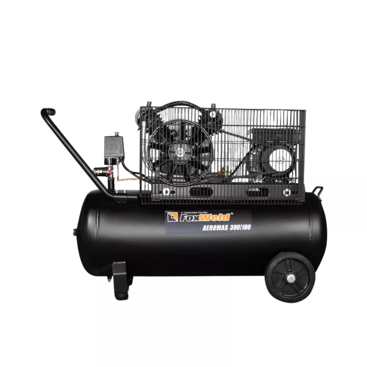 Компрессор масляный ременной AEROMAX 390/100 FoxWeld купить в Сургуте