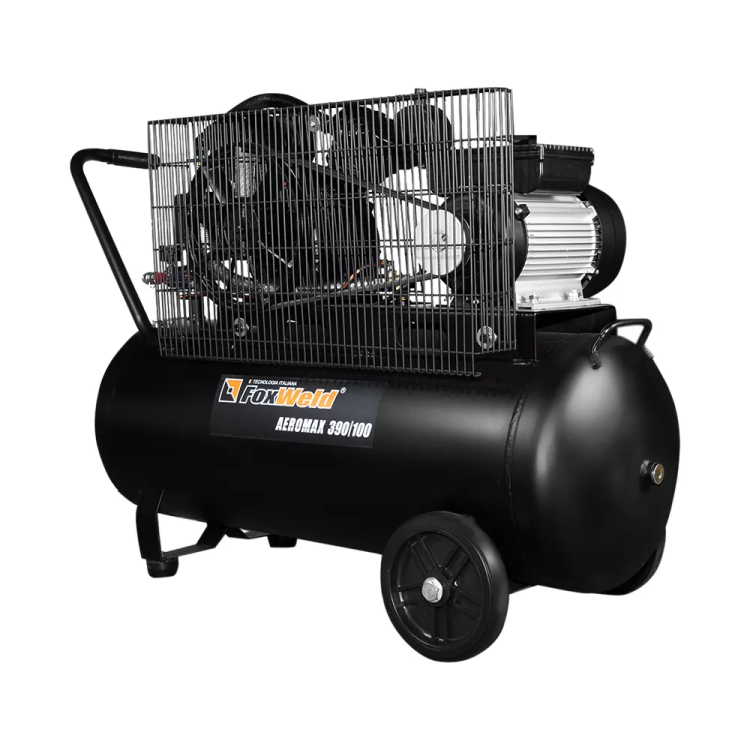 Компрессор масляный ременной AEROMAX 390/100 FoxWeld купить в Сургуте