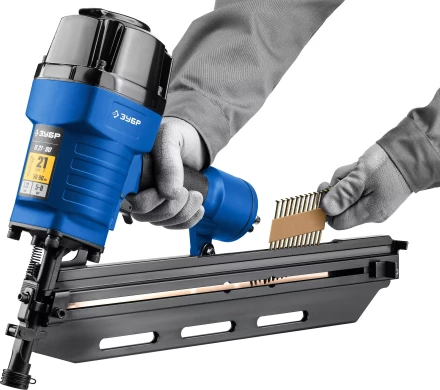 ЗУБР SN21 80 х 3.1 мм, реечные гвозди рифленые оцинкованные, 2010 шт (305396-80) купить в Сургуте