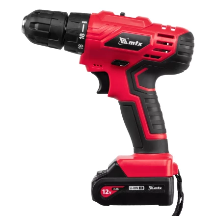 Дрель-шуруповерт аккумуляторная MTX MCDL-12-02, Li-Ion, 12 В, 2 акк. 26182 купить в Сургуте