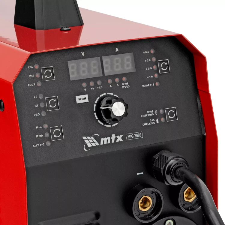 Аппарат инвертор. полуавтомат. cварки MTX MIG-200S, 200A, ПВ 60%, катушка 5 кг купить в Сургуте