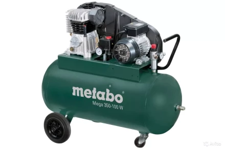 Компрессор масляный поршневой ременной Metabo Mega 350-100 W купить в Сургуте