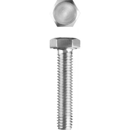 Болт ЗУБР &quot;МАСТЕР&quot; с шестигранной головкой, ГОСТ 7798-70, класс прочности 5.8, оцинкованный, M20x90мм, 5кг 303080-20-090 купить в Сургуте