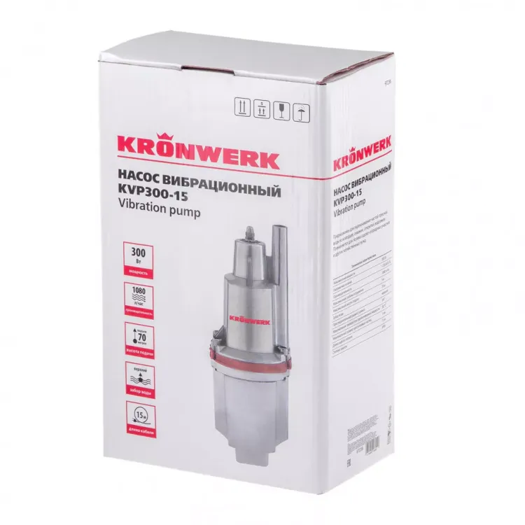 Вибрационный насос Kronwerk KVP300-15 97236 купить в Сургуте