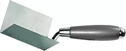 Мастерок из нерж. стали 80 х 60 х 60 мм для внутренних углов деревянная ручка  MATRIX 86308 купить в Сургуте