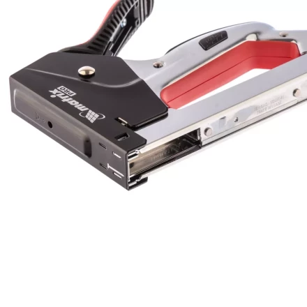 Степлер мебельный стальной быстрая загрузка тип скобы 53 4-14 мм PRO Matrix 40917 купить в Сургуте