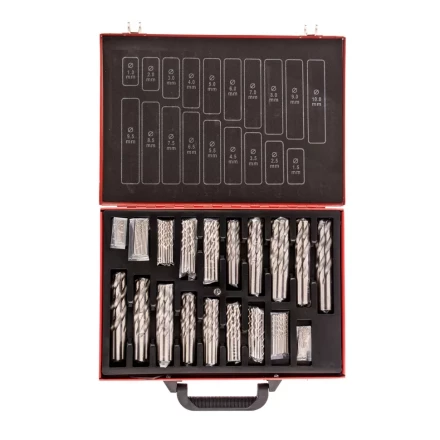 Набор сверл по металлу 1-10 мм 170 шт. HSS в металлическом кейсе Matrix 723170 купить в Сургуте