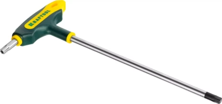 Набор KRAFTOOL Ключи &quot;INDUSTRIE&quot; имбусовые,Cr-Mo(S2),Т-образные,эргоном двухкомп рукоятка,TORX Hole 10-50,9 шт,в боксе 27455-H9 купить в Сургуте